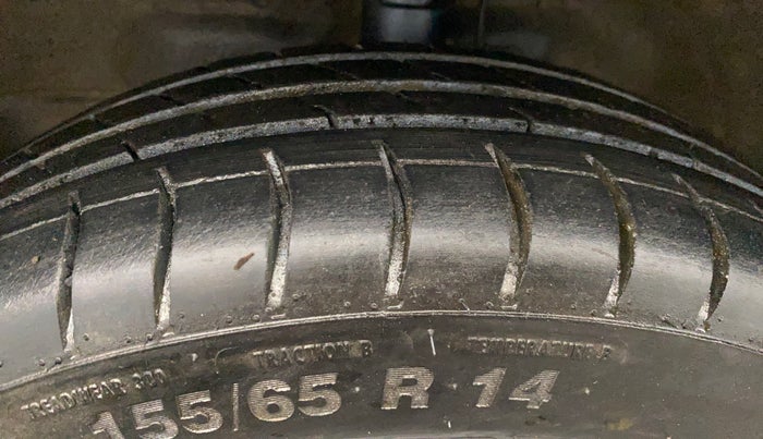 2015 Maruti Wagon R 1.0 VXI, Petrol, Manual, 51,019 km, Left Front Tyre Tread