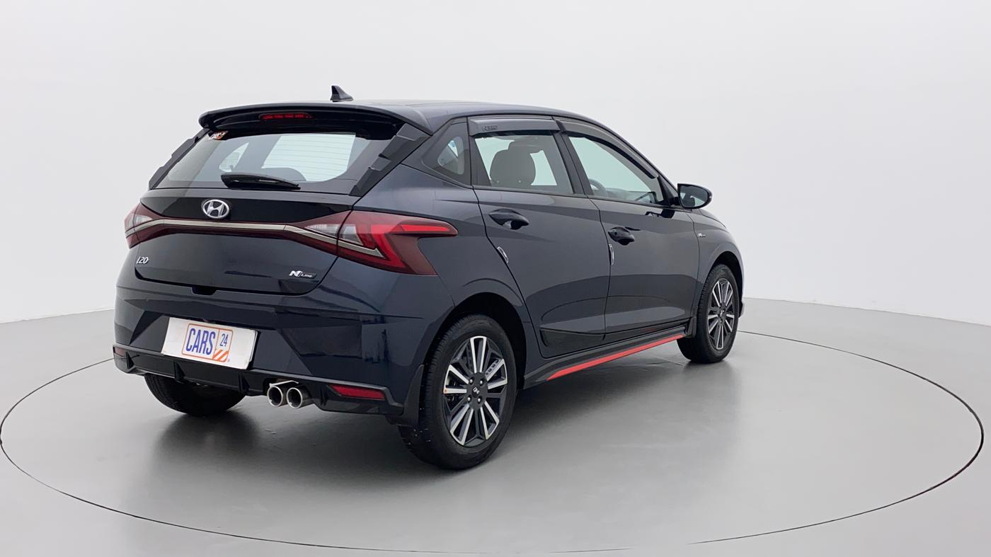 2023 Hyundai NEW I20 N LINE N8 1.0 TURBO GDI DCT, Petrol, Automatic, 2,620 km, Right Back Diagonal