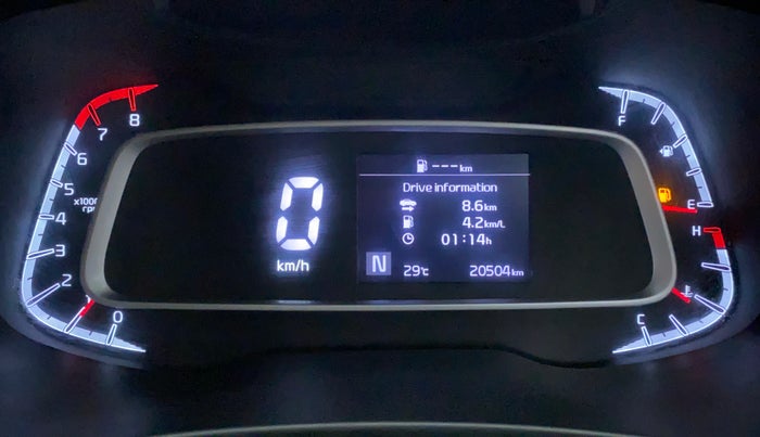 2021 KIA SONET HTX 1.0 IMT, Petrol, Manual, 20,504 km, Odometer Image