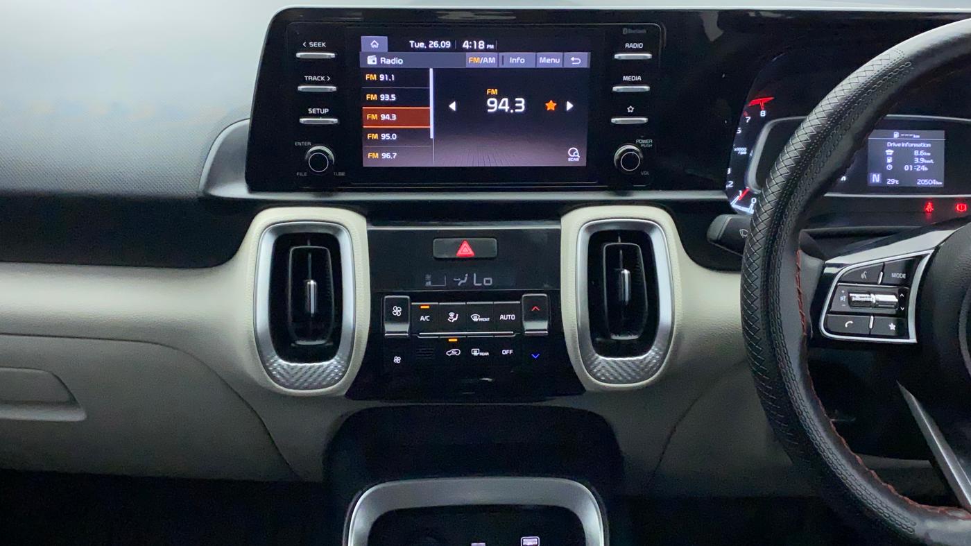 2021 KIA SONET HTX 1.0 IMT, Petrol, Manual, 20,504 km, Air Conditioner