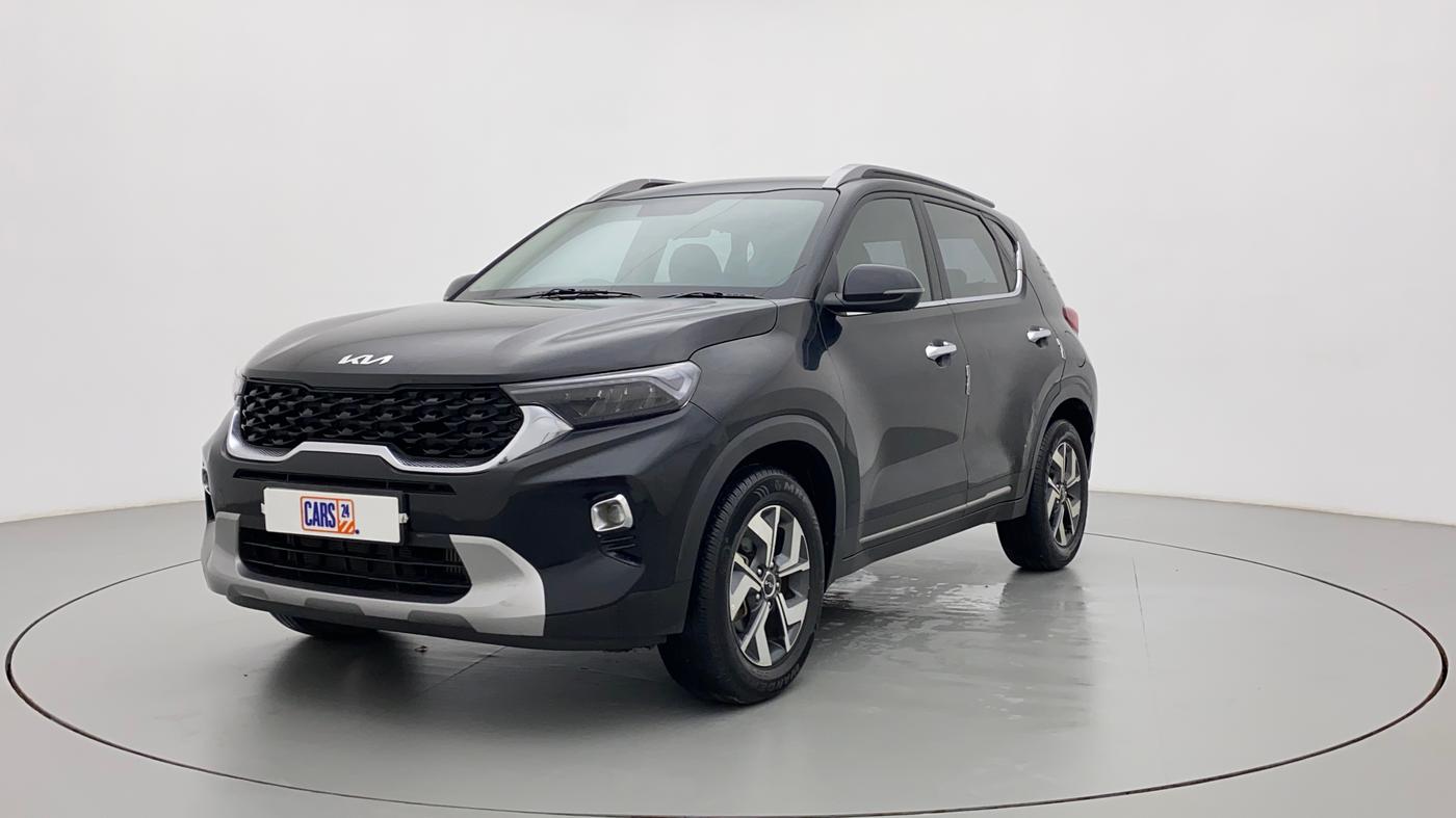 2021 KIA SONET HTX 1.0 IMT, Petrol, Manual, 20,504 km, Left Front Diagonal