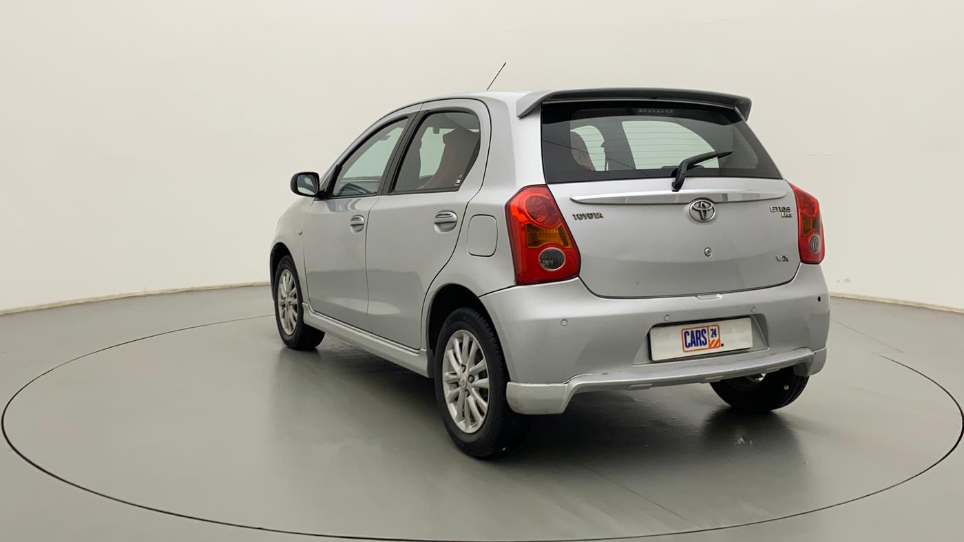 2011 Toyota Etios Liva VX, Petrol, Manual, 92,772 km, Left Back Diagonal
