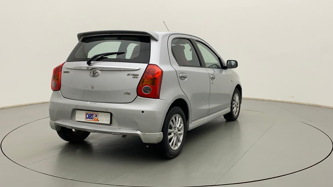 2011 Toyota Etios Liva VX, Petrol, Manual, 92,772 km, Right Back Diagonal