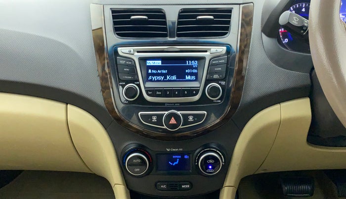 2016 Hyundai Verna FLUIDIC 1.6 VTVT S AT, Petrol, Automatic, 36,513 km, Air Conditioner