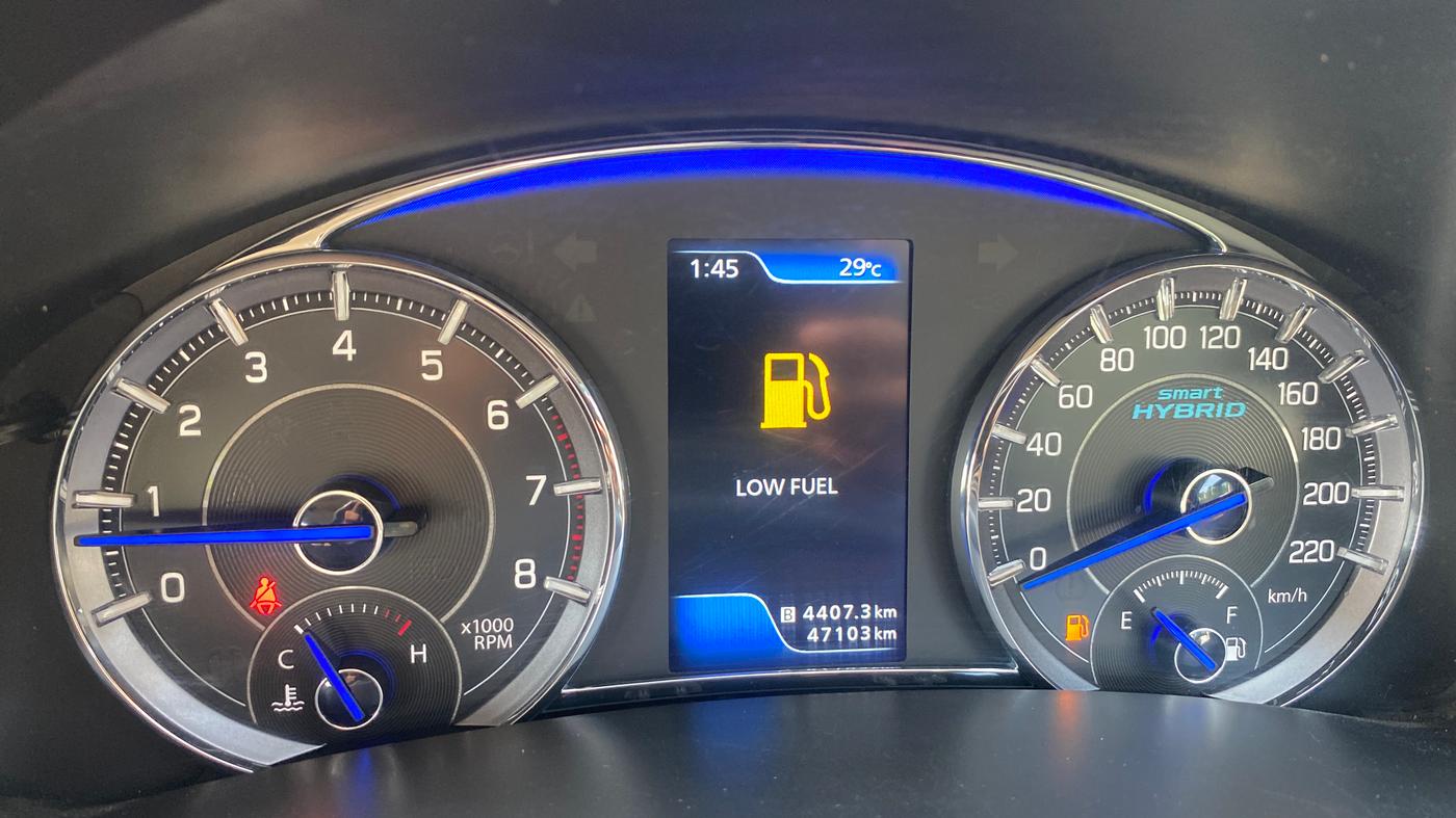 2024 Maruti Ciaz ALPHA 1.5 SHVS DUAL TONE  PETROL, CNG, Manual, 47,102 km, Odometer Image