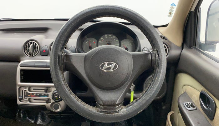 2012 Hyundai Santro Xing GL PLUS, Petrol, Manual, 60,738 km, Steering Wheel Close Up