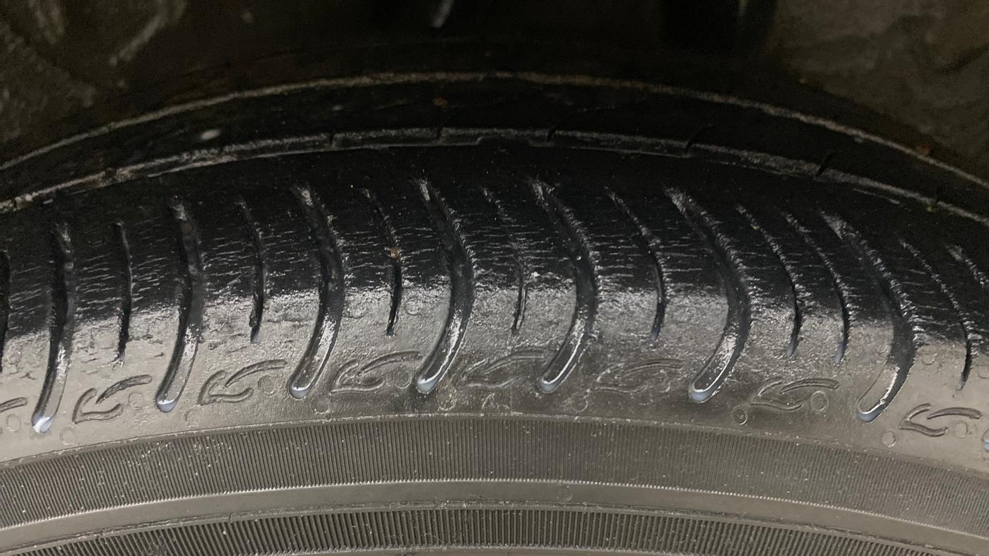 2021 Honda Amaze 1.2L I-VTEC VX CVT, Petrol, Automatic, 58,292 km, Left Rear Tyre Tread