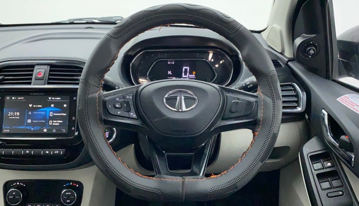2022 Tata TIGOR XZA PLUS PETROL, Petrol, Automatic, 7,351 km, Steering Wheel Close Up