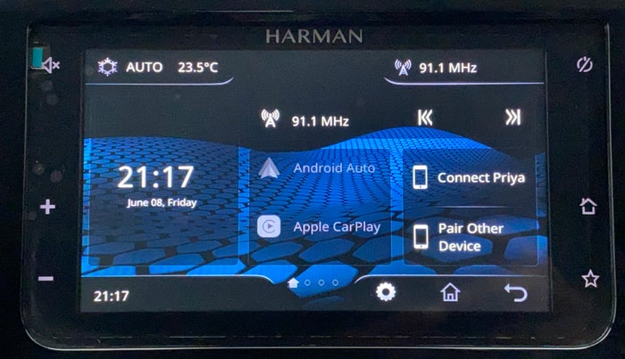 2022 Tata TIGOR XZA PLUS PETROL, Petrol, Automatic, 7,351 km, Infotainment System
