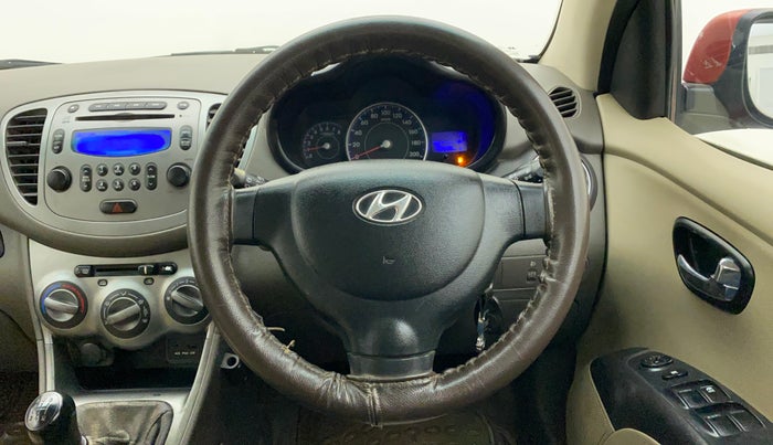 2010 Hyundai i10 SPORTZ 1.2, Petrol, Manual, 88,623 km, Steering Wheel Close Up