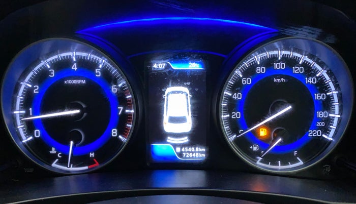 2016 Maruti Baleno ALPHA PETROL 1.2, Petrol, Manual, 72,725 km, Odometer Image