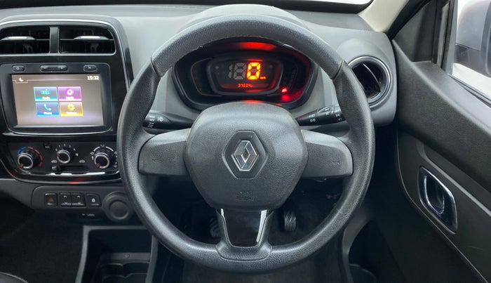 2019 Renault Kwid RXT 1.0 (O), Petrol, Manual, 37,915 km, Steering Wheel Close Up