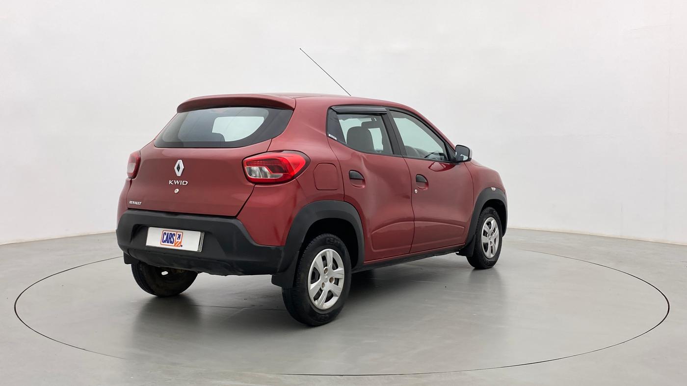 2019 Renault Kwid RXT 1.0 (O), Petrol, Manual, 37,915 km, Right Back Diagonal