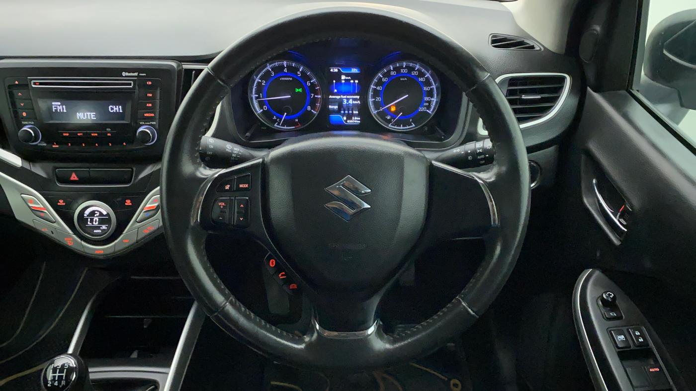 2017 Maruti Baleno ZETA PETROL 1.2, Petrol, Manual, 63,074 km, Steering Wheel Close Up