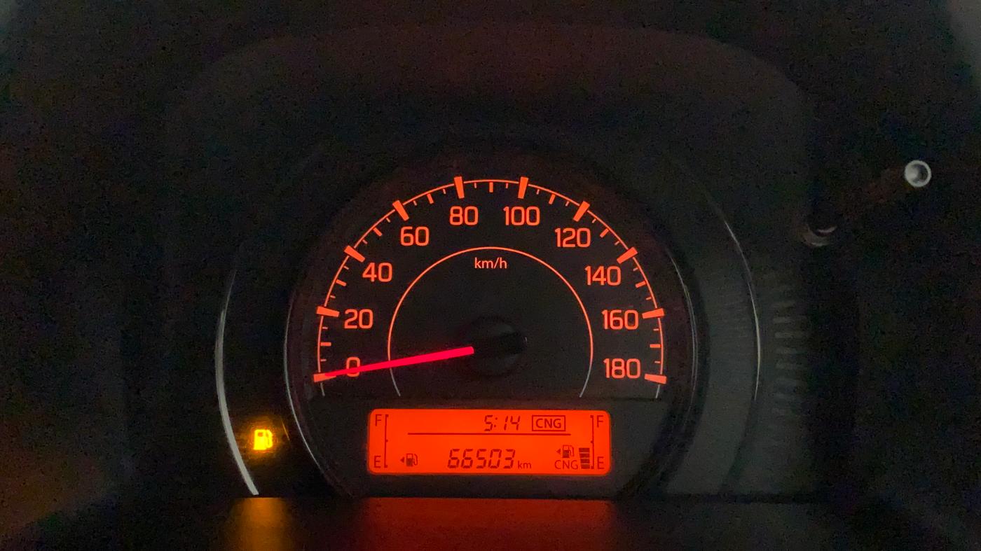 2019 Maruti New Wagon-R LXI CNG 1.0, CNG, Manual, 66,684 km, Odometer Image