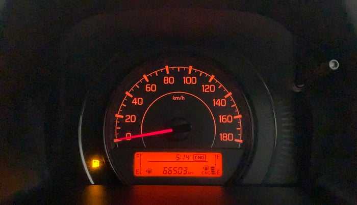 2019 Maruti New Wagon-R LXI CNG 1.0, CNG, Manual, 66,684 km, Odometer Image