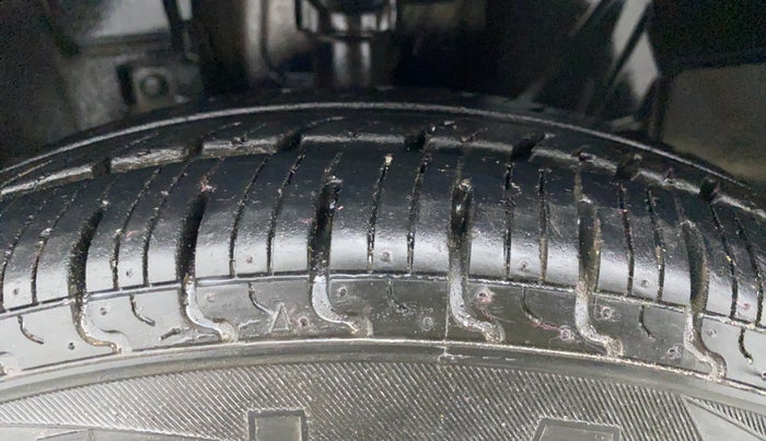 2018 Datsun Redi Go 1.0 T(O) AT, Petrol, Automatic, 19,585 km, Left Front Tyre Tread