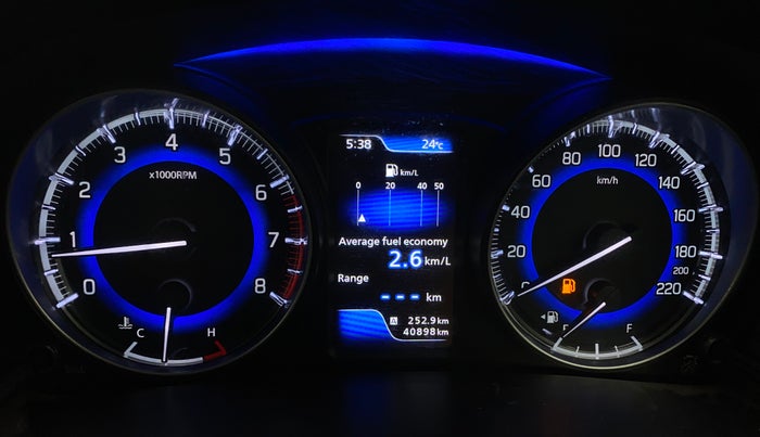 2021 Toyota Glanza G, Petrol, Manual, 40,895 km, Odometer Image