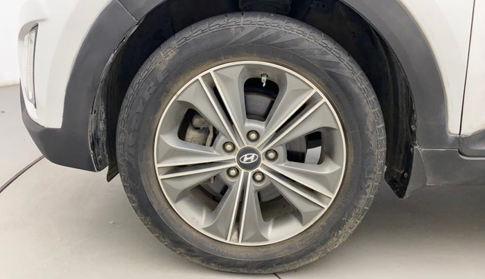 2017 Hyundai Creta SX PLUS AT 1.6 PETROL, Petrol, Automatic, 91,071 km, Left Front Wheel