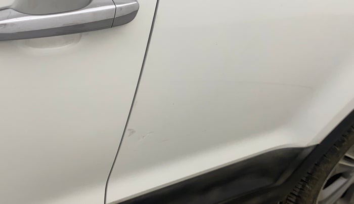 2017 Hyundai Creta SX PLUS AT 1.6 PETROL, Petrol, Automatic, 91,071 km, Rear left door - Slightly dented