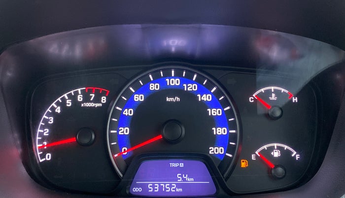 2017 Hyundai Xcent SX 1.2 (O), Petrol, Manual, 53,752 km, Odometer Image