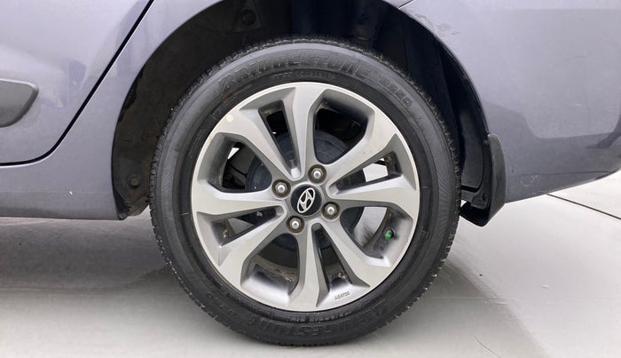 2017 Hyundai Xcent SX 1.2 (O), Petrol, Manual, 53,752 km, Left Rear Wheel