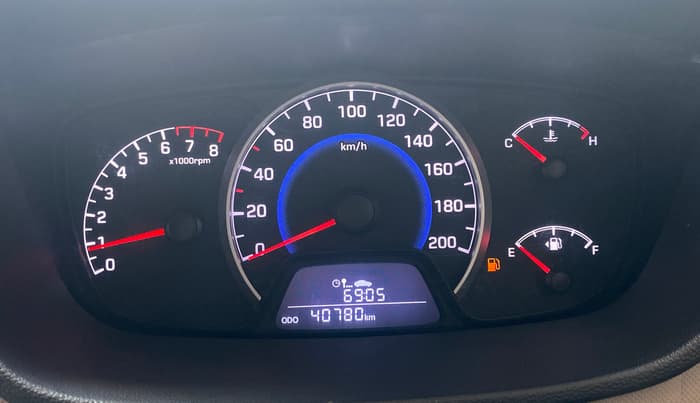 2017 Hyundai Grand i10 SPORTZ (O) 1.2 KAPPA VTVT, Petrol, Manual, 40,780 km, Odometer Image