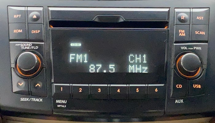 2014 Maruti Swift Dzire ZXI, Petrol, Manual, 81,777 km, Infotainment System