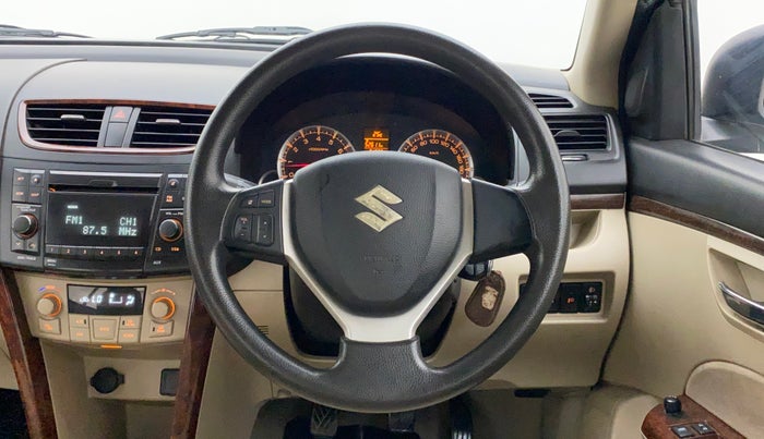 2014 Maruti Swift Dzire ZXI, Petrol, Manual, 81,777 km, Steering Wheel Close Up