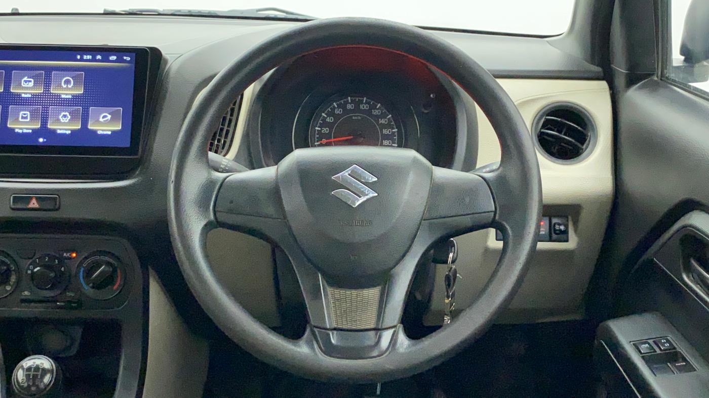 2020 Maruti New Wagon-R LXI CNG 1.0, CNG, Manual, 76,171 km, Steering Wheel Close Up