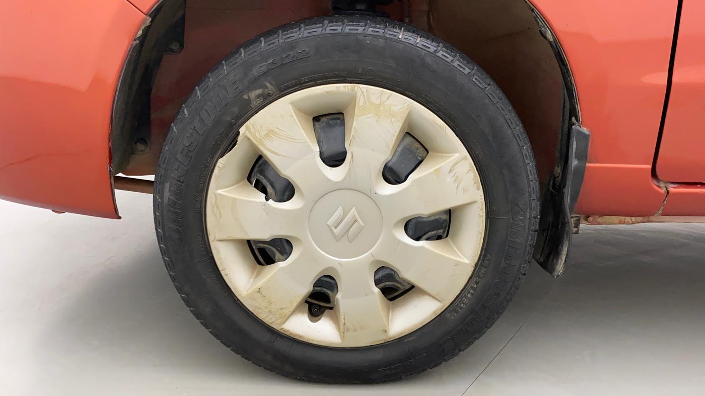 2011 Maruti Alto K10 VXI, Petrol, Manual, 73,120 km, Left Front Wheel