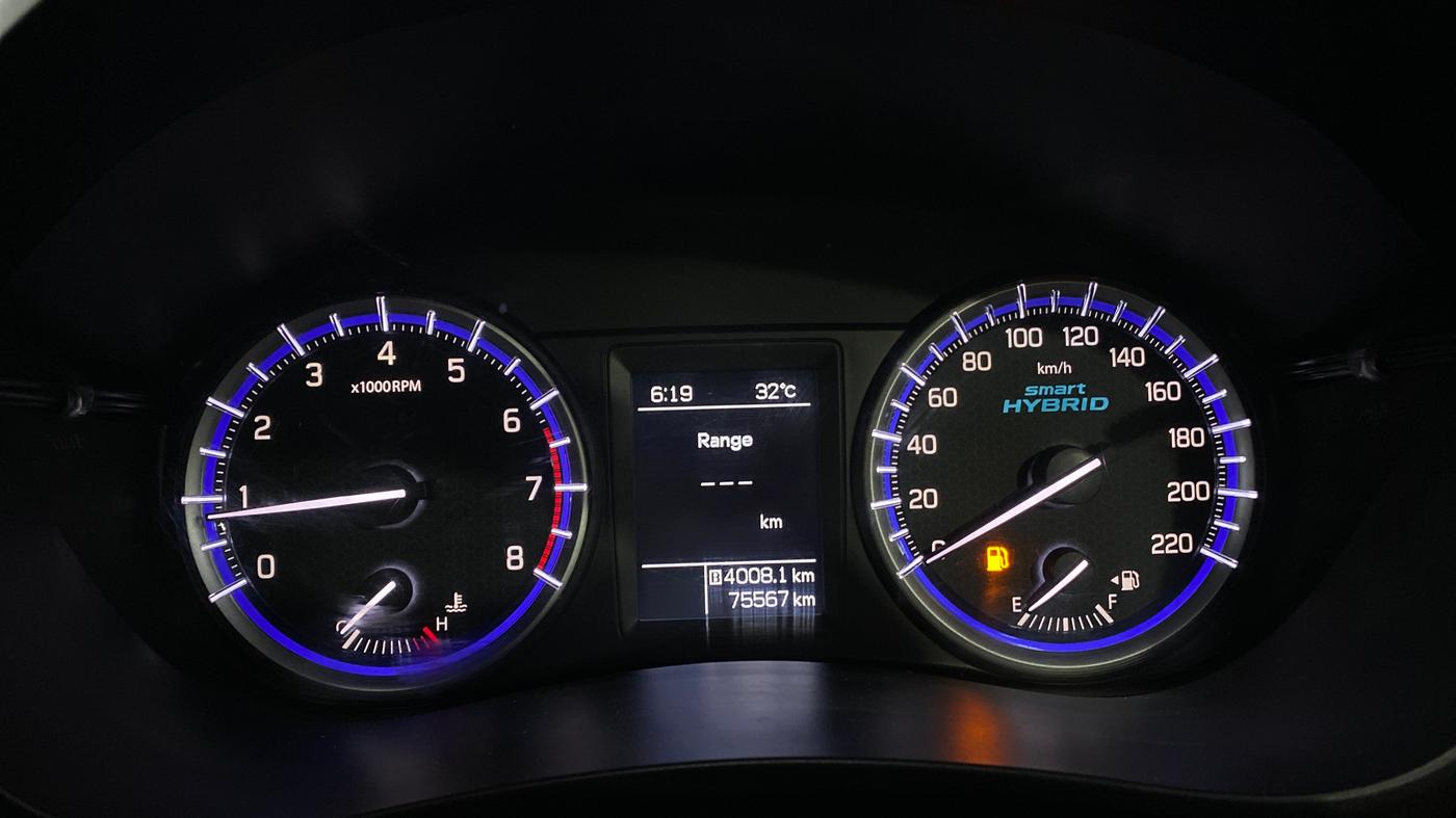 2021 Maruti S Cross ALPHA 1.5, Petrol, Manual, 75,560 km, Odometer Image