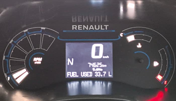 2022 Renault Kiger RXT (O) AMT, Petrol, Automatic, 74,625 km, Odometer Image