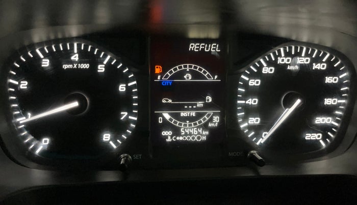 2021 Tata ALTROZ XE PETROL, Petrol, Manual, 54,456 km, Odometer Image