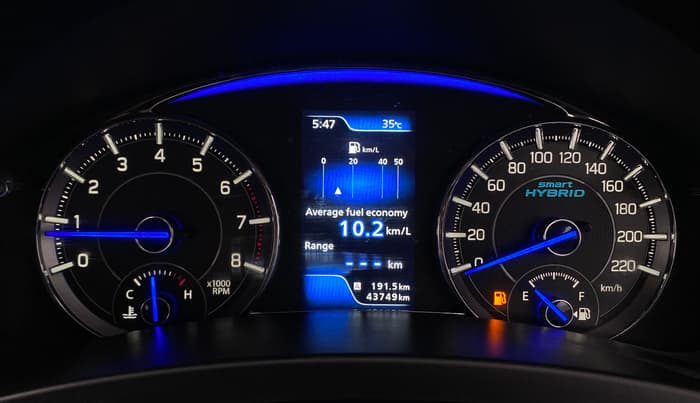 2022 Maruti Ciaz ZETA 1.5 SHVS MT PETROL, Petrol, Manual, 43,745 km, Odometer Image