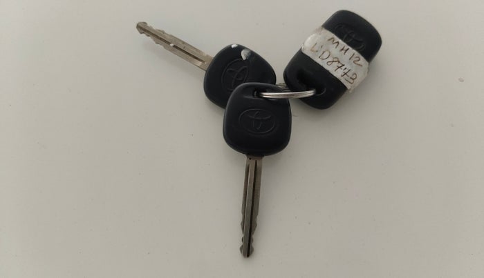 2014 Toyota Etios G, Petrol, Manual, 43,706 km, Key Close Up