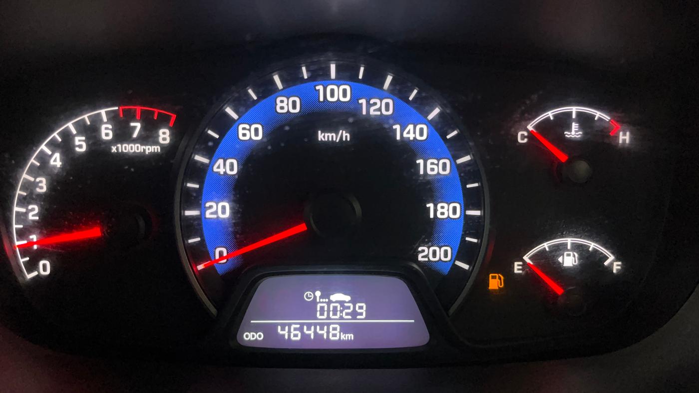 2014 Hyundai Xcent S 1.2, Petrol, Manual, 46,503 km, Odometer Image