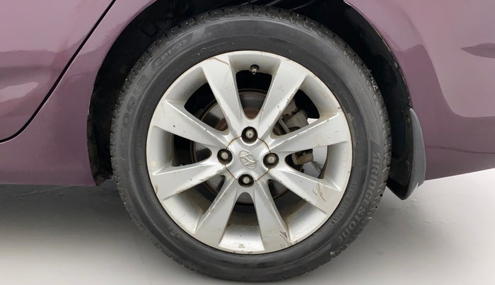 2013 Hyundai Verna FLUIDIC 1.6 VTVT SX OPT, Petrol, Manual, 99,583 km, Left Rear Wheel