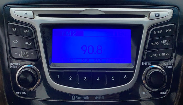 2013 Hyundai Verna FLUIDIC 1.6 VTVT SX OPT, Petrol, Manual, 99,583 km, Infotainment System
