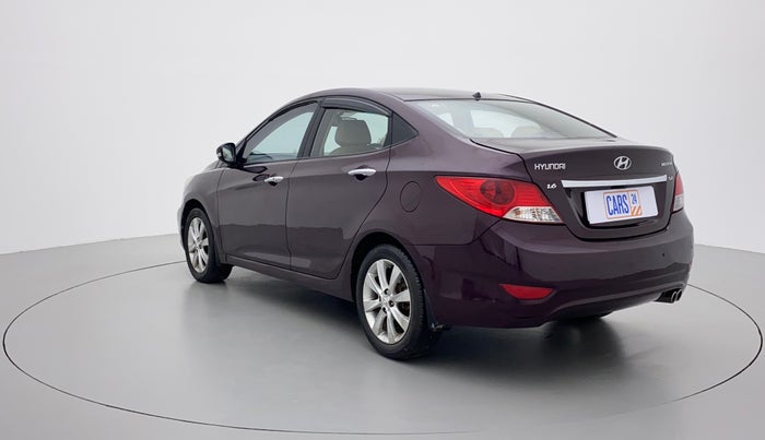 2013 Hyundai Verna FLUIDIC 1.6 VTVT SX OPT, Petrol, Manual, 99,583 km, Left Back Diagonal