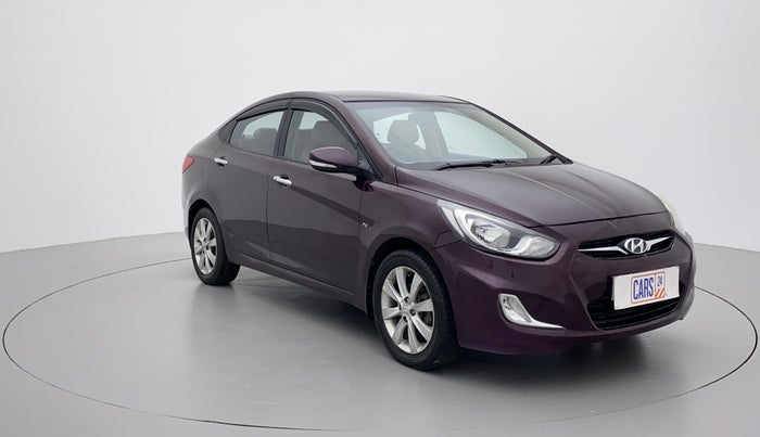 2013 Hyundai Verna FLUIDIC 1.6 VTVT SX OPT, Petrol, Manual, 99,583 km, Right Front Diagonal