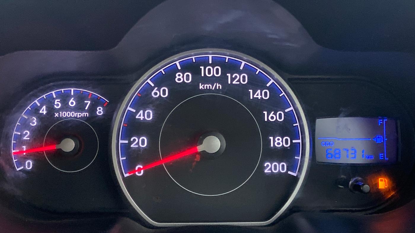2013 Hyundai i10 MAGNA 1.2, Petrol, Manual, 68,730 km, Odometer Image