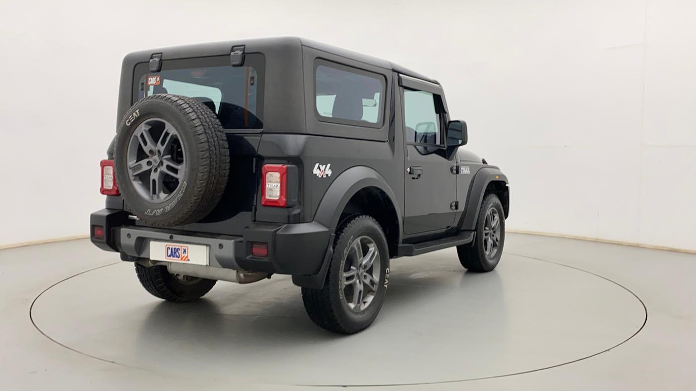 2021 Mahindra Thar LX PETROL HT 4WD AT, CNG, Automatic, 21,393 km, Right Back Diagonal
