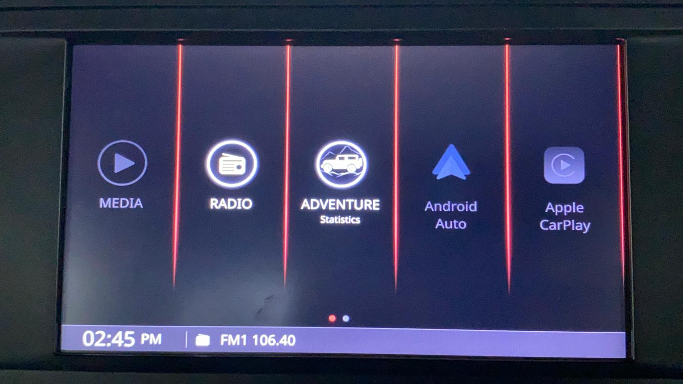 2021 Mahindra Thar LX PETROL HT 4WD AT, CNG, Automatic, 21,393 km, Apple CarPlay and Android Auto