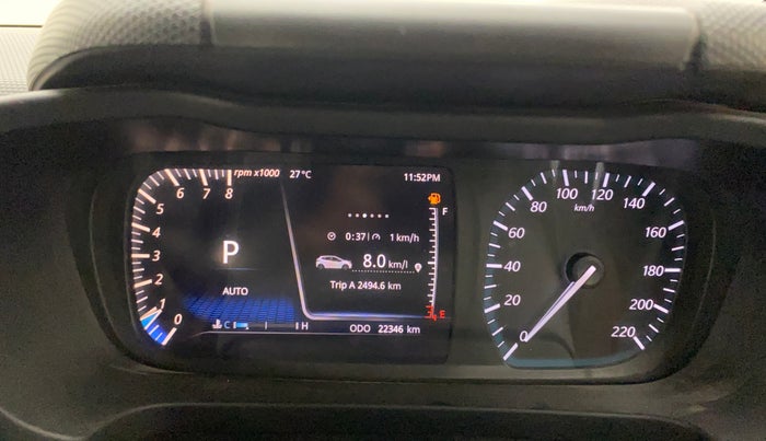 2022 Tata ALTROZ XZA PLUS DARK EDTION, Petrol, Automatic, 22,346 km, Odometer Image