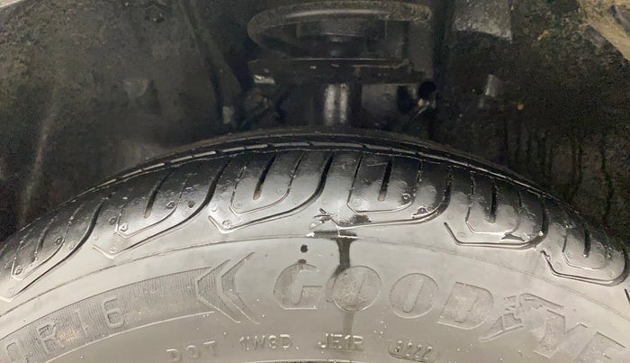 2022 Tata ALTROZ XZA PLUS DARK EDTION, Petrol, Automatic, 22,346 km, Left Front Tyre Tread