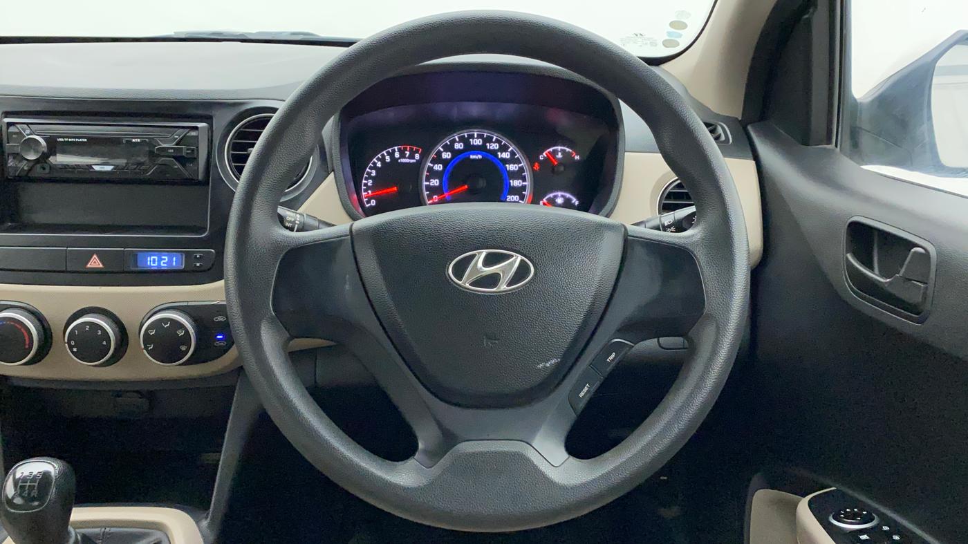 2015 Hyundai Grand i10 MAGNA 1.2 KAPPA VTVT, Petrol, Manual, 24,020 km, Steering Wheel Close Up