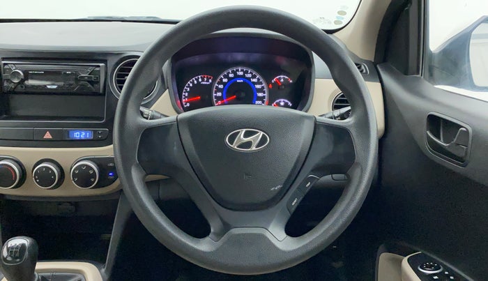 2015 Hyundai Grand i10 MAGNA 1.2 KAPPA VTVT, Petrol, Manual, 24,020 km, Steering Wheel Close Up