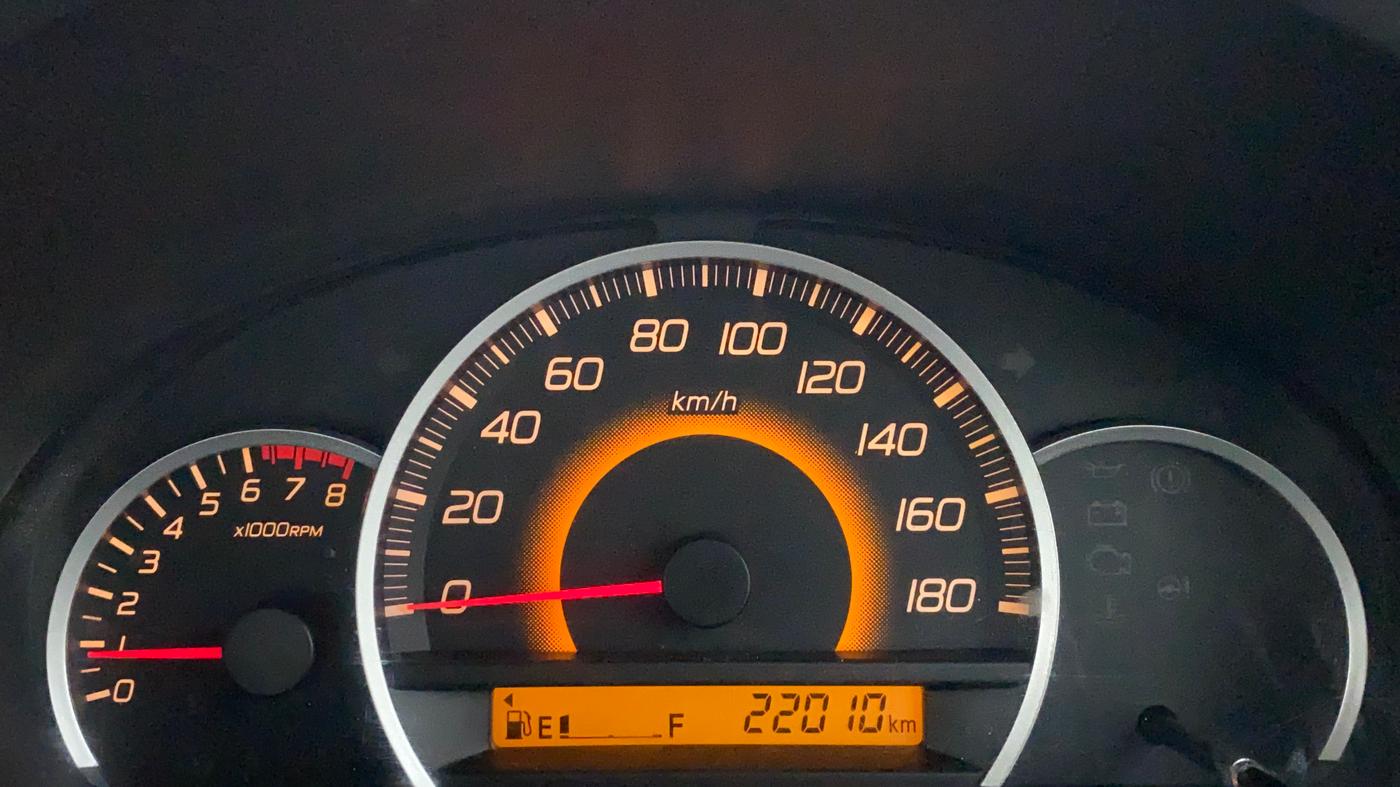 2013 Maruti Wagon R 1.0 VXI, Petrol, Manual, 22,080 km, Odometer Image
