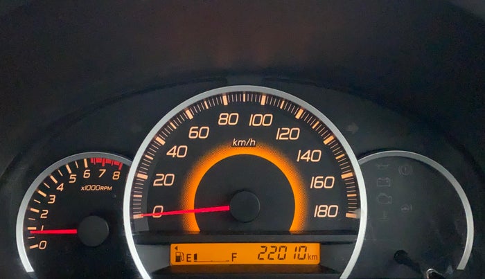 2013 Maruti Wagon R 1.0 VXI, Petrol, Manual, 22,080 km, Odometer Image